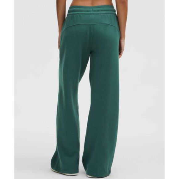 Lululemon Scuba Mid-Rise Wide-Leg Pant *Regular, Storm Teal, Size XL, W5GEES - Picture 2 of 12
